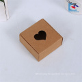 luxury soap packaging kraft paper box with die cut window